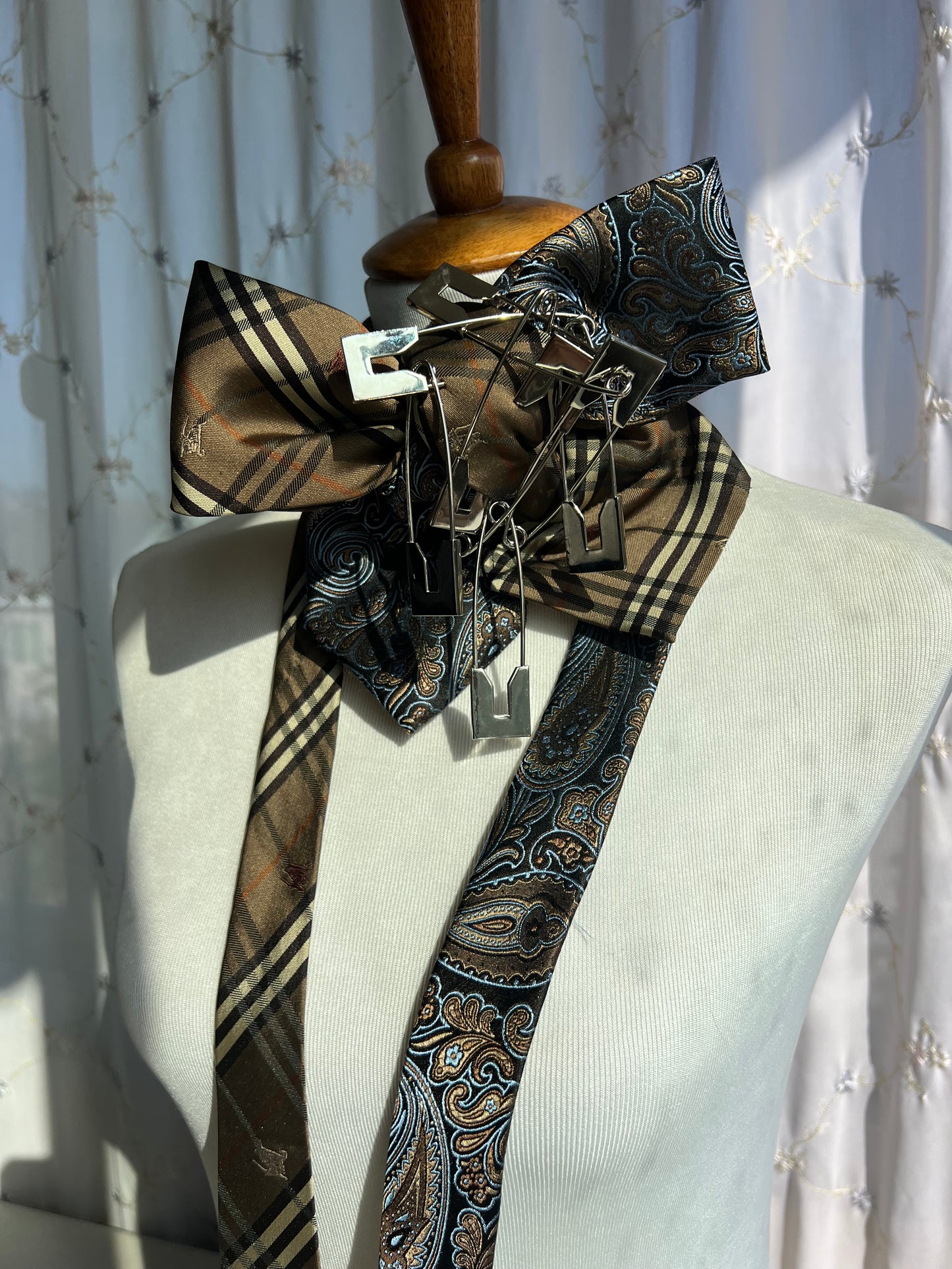 She's Dangerous Upcycled Bow Tie