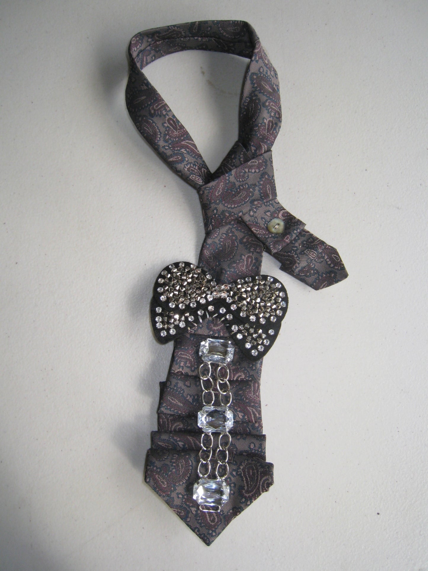Devil in Disguise Upcycled Tie