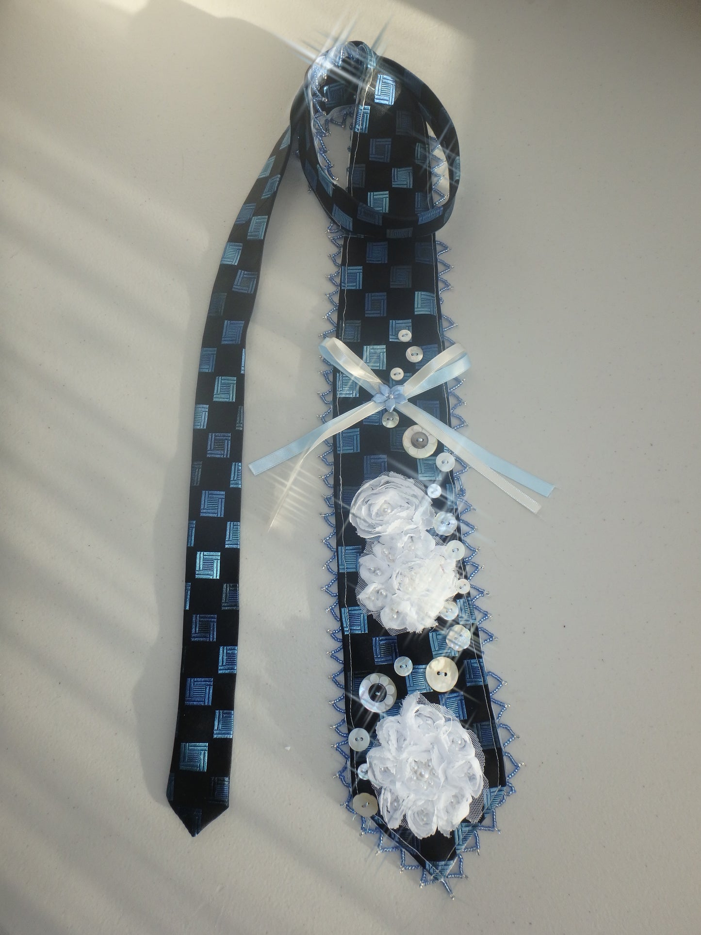 Date @ 8 Upcycled Tie