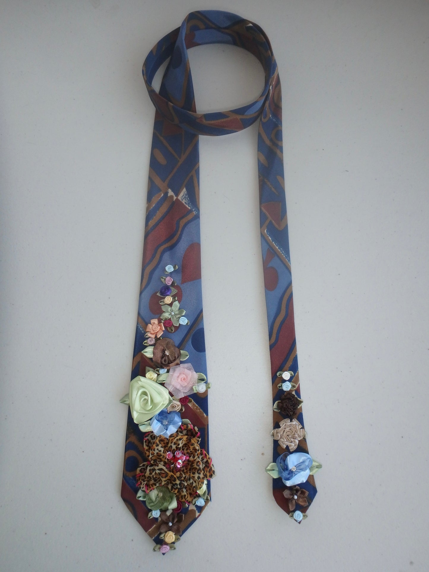 Wild Thoughts Upcycled Tie