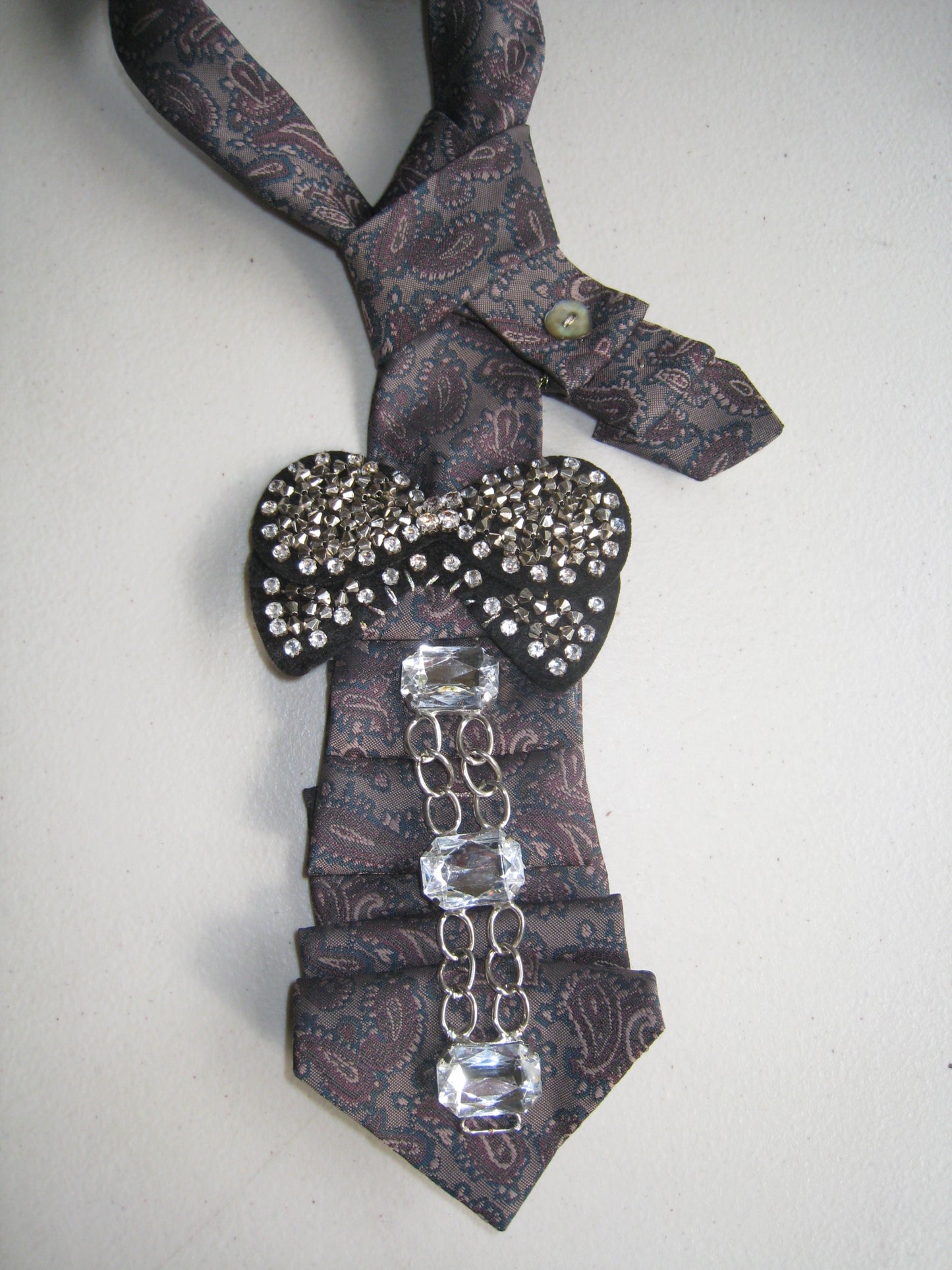 Devil in Disguise Upcycled Tie