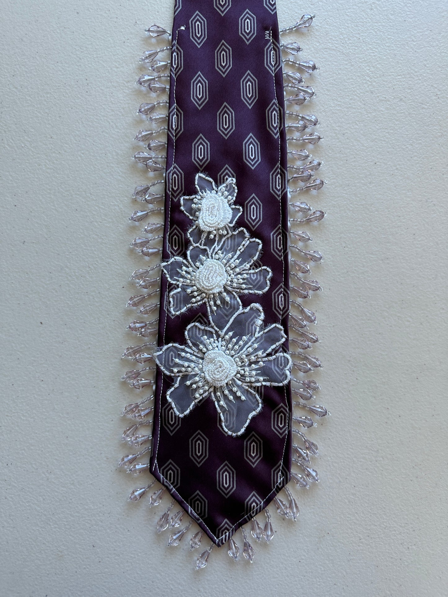 Lucky Number 3 Upcycled Tie