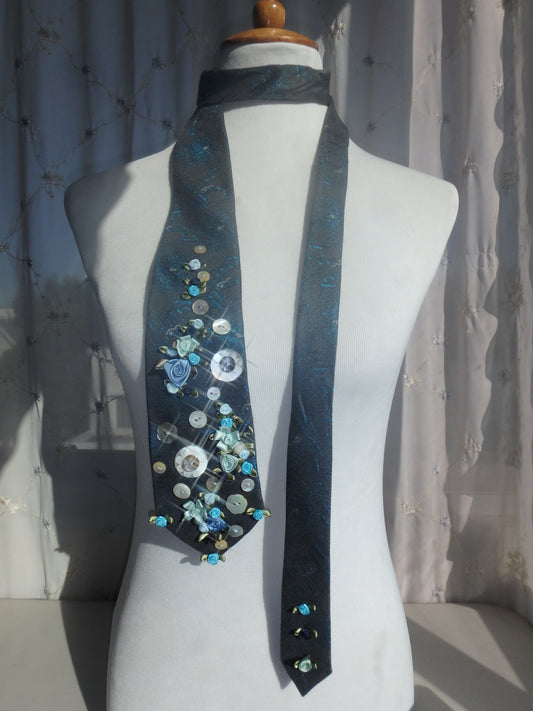 Waterfall Upcycled Tie