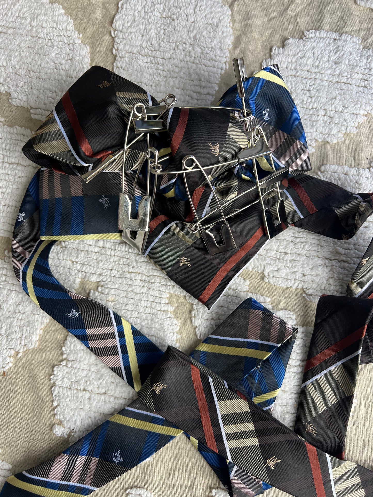 Mad 4 Plaid Upcycled Bow Tie