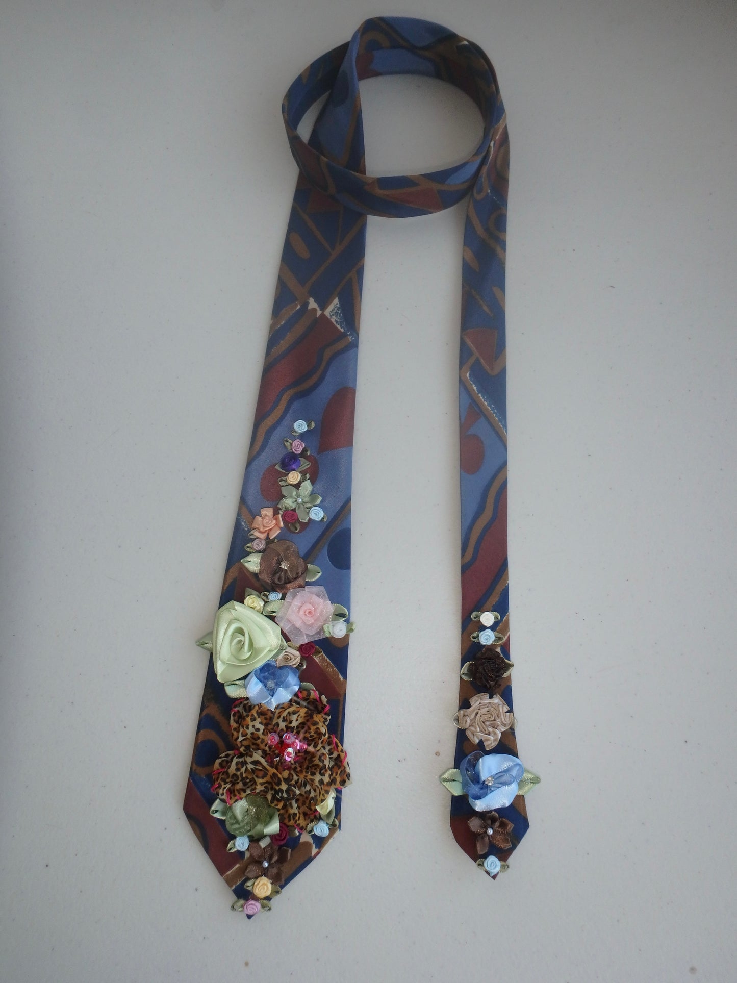 Wild Thoughts Upcycled Tie