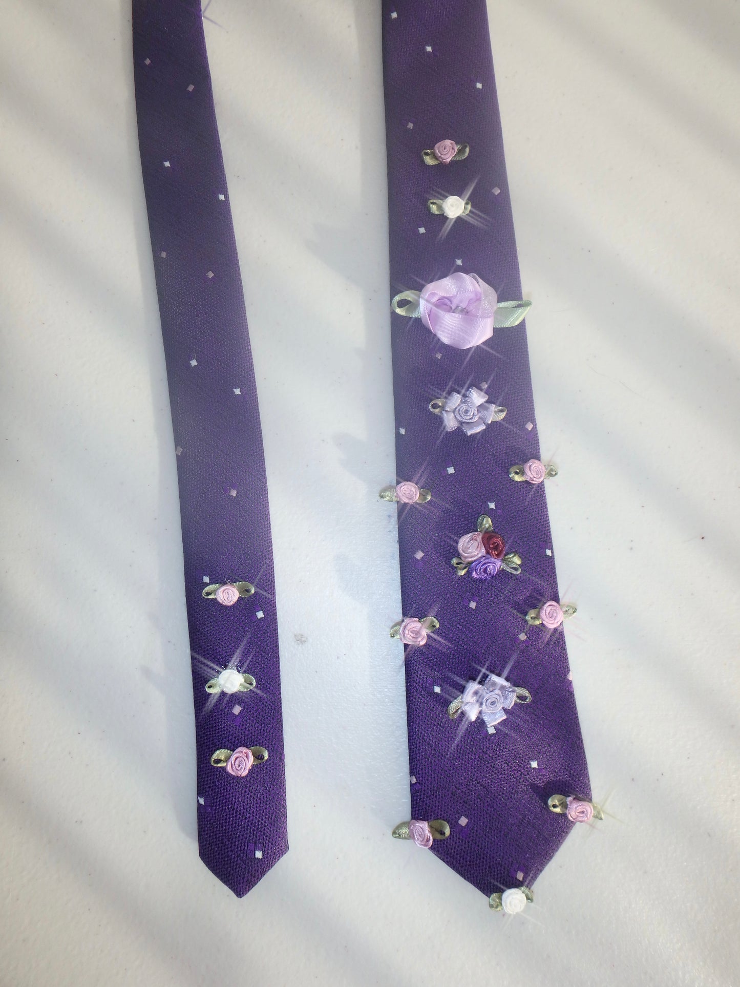 Lavender Haze Upcycled Tie