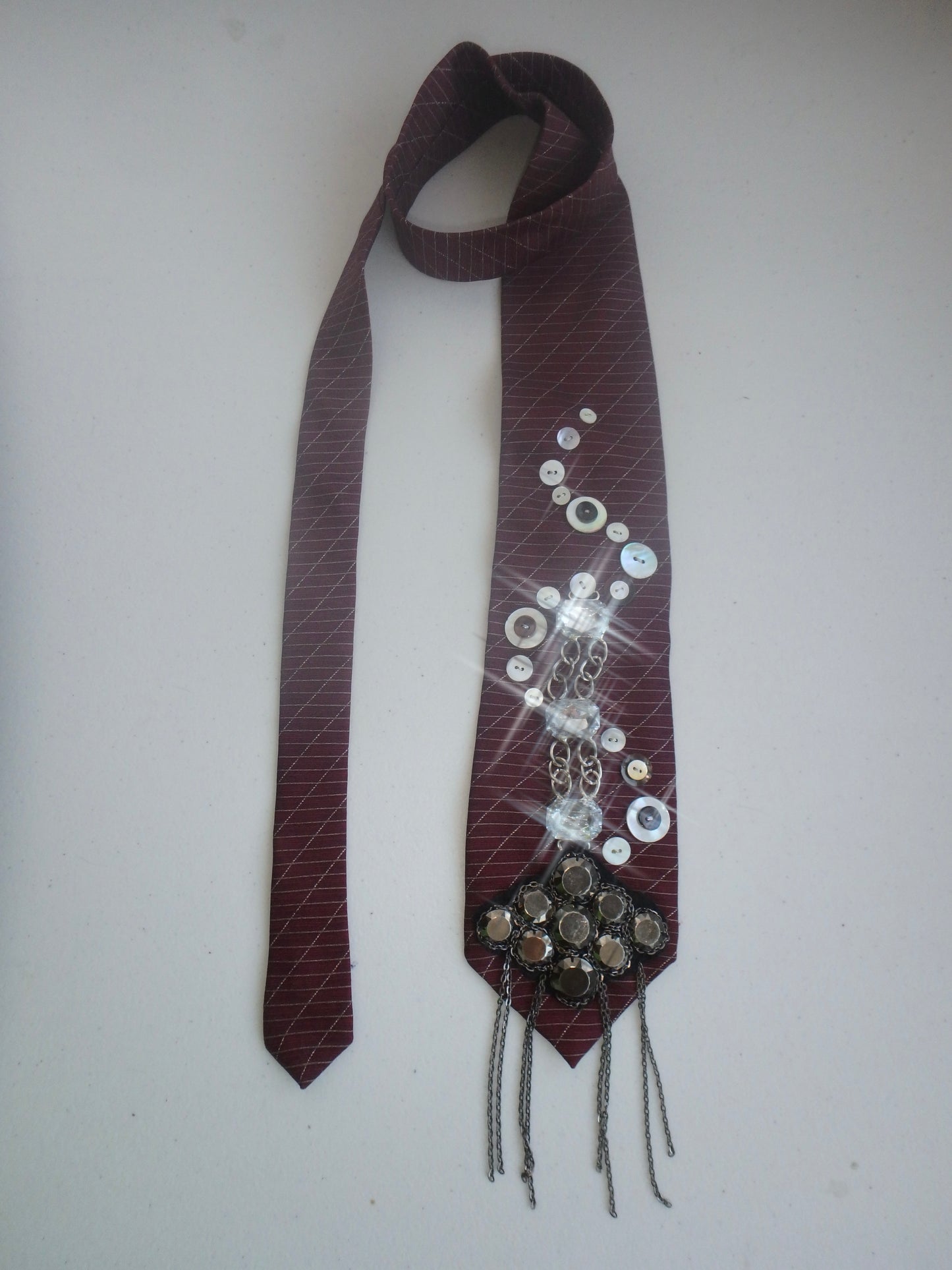 Sympathy Is A Knife Upcycled Tie