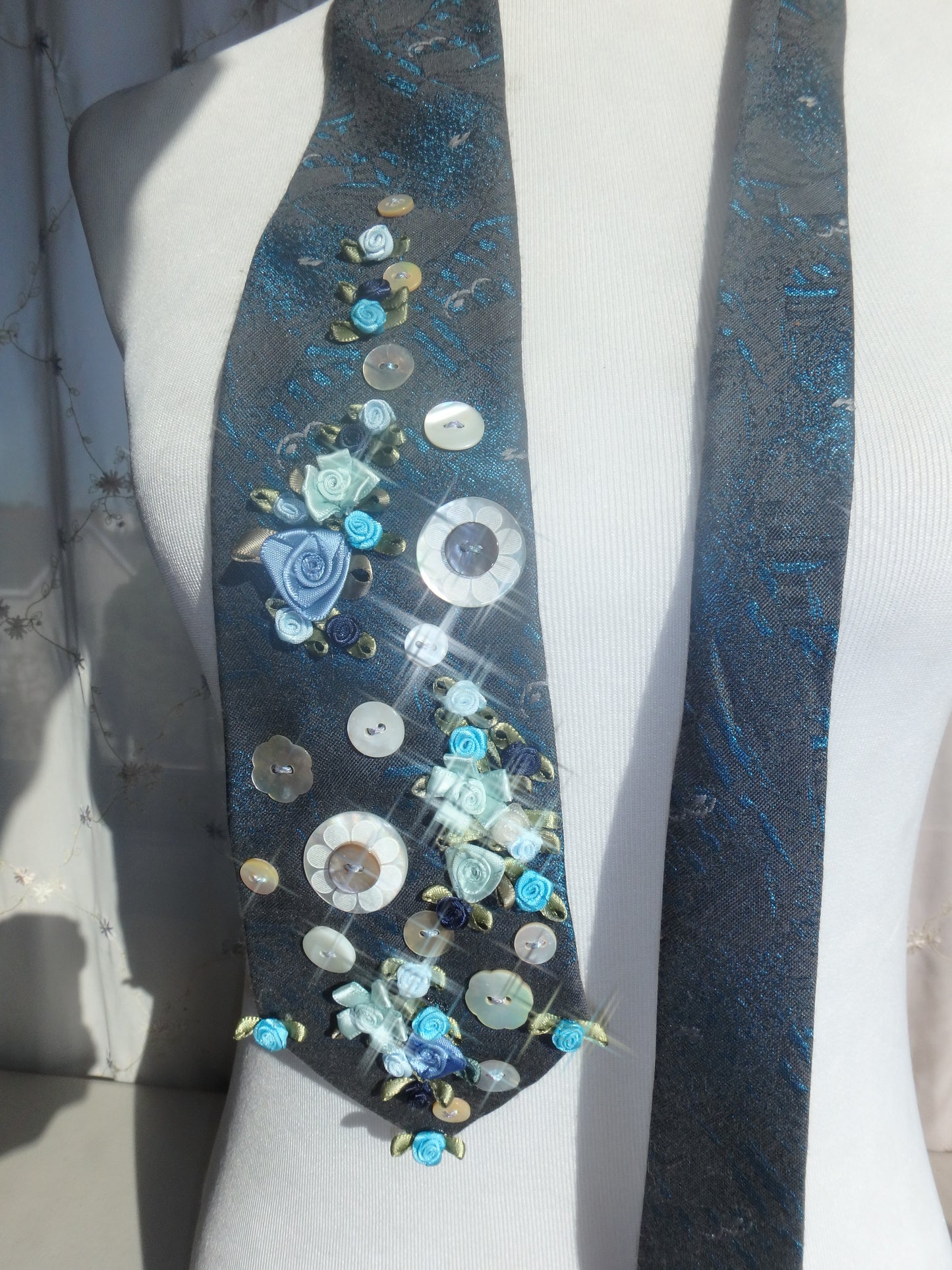 Waterfall Upcycled Tie