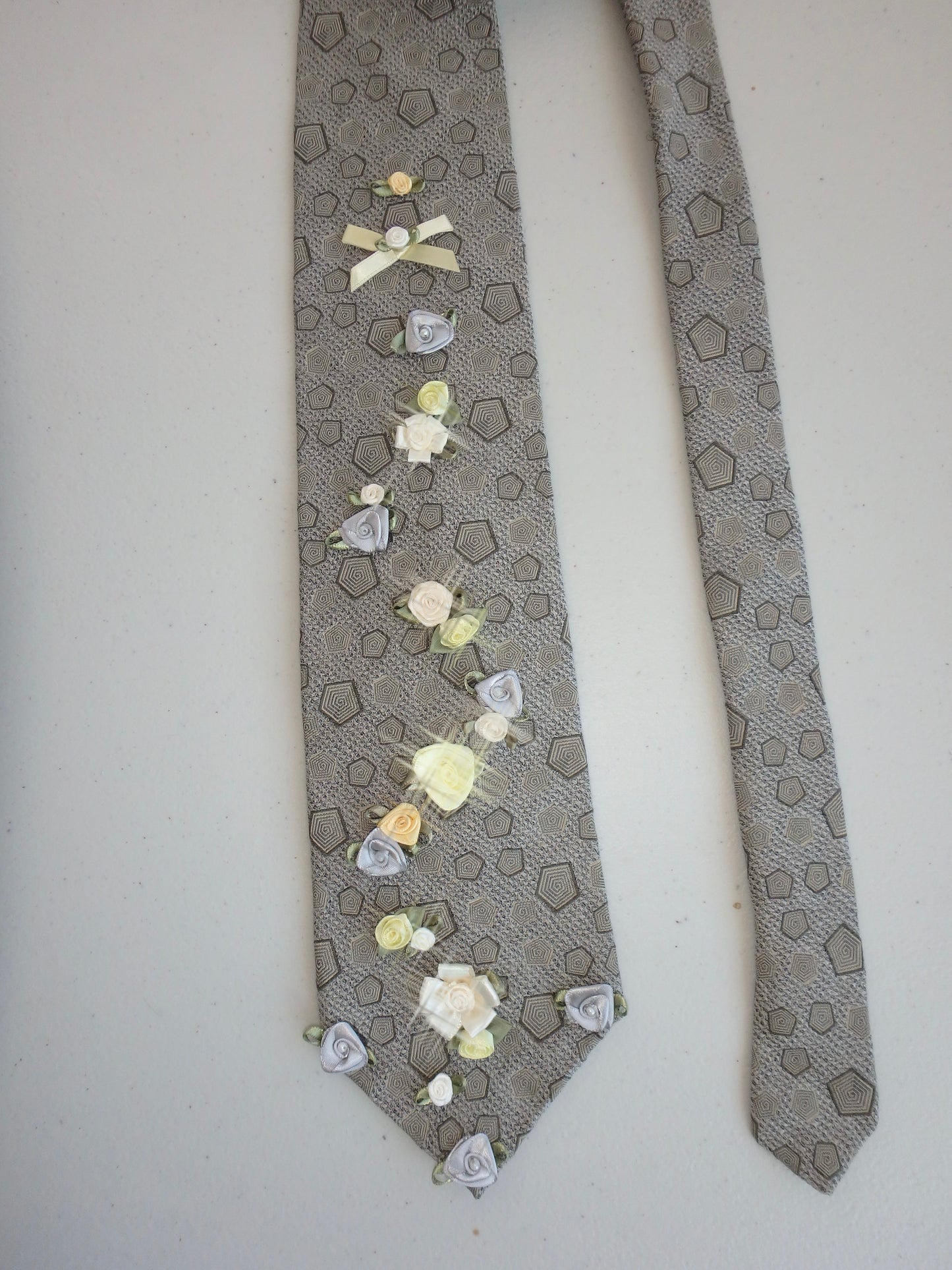 Less Is More Upcycled Tie