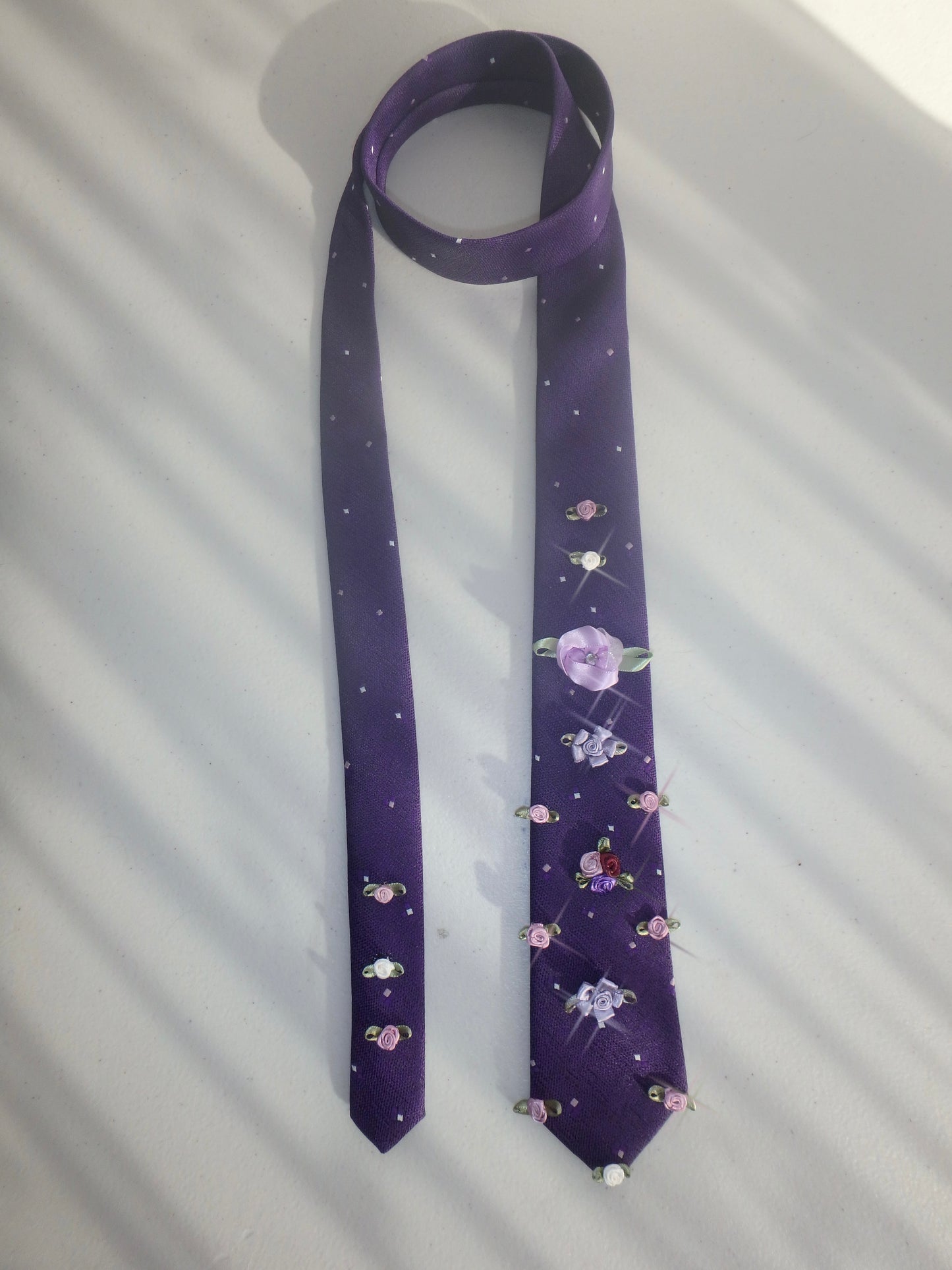 Lavender Haze Upcycled Tie