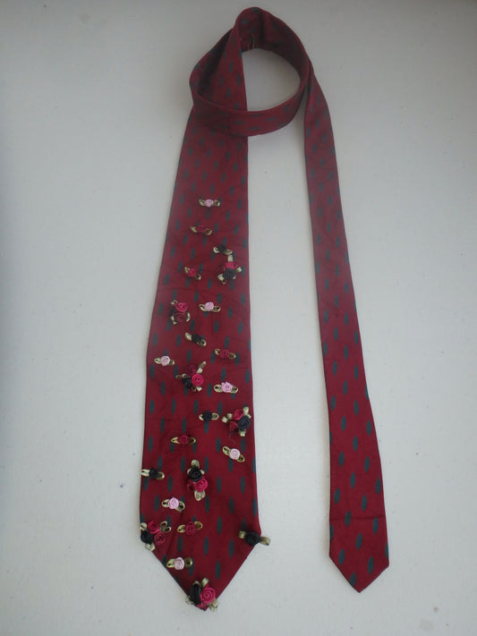 Fall Romance Upcycled Tie