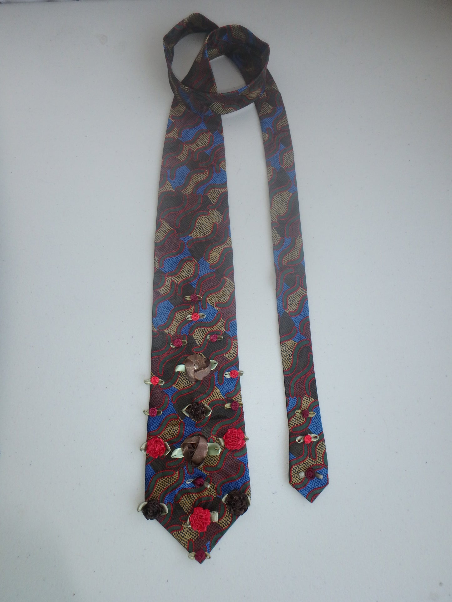 In the Jungle Upcycled Tie