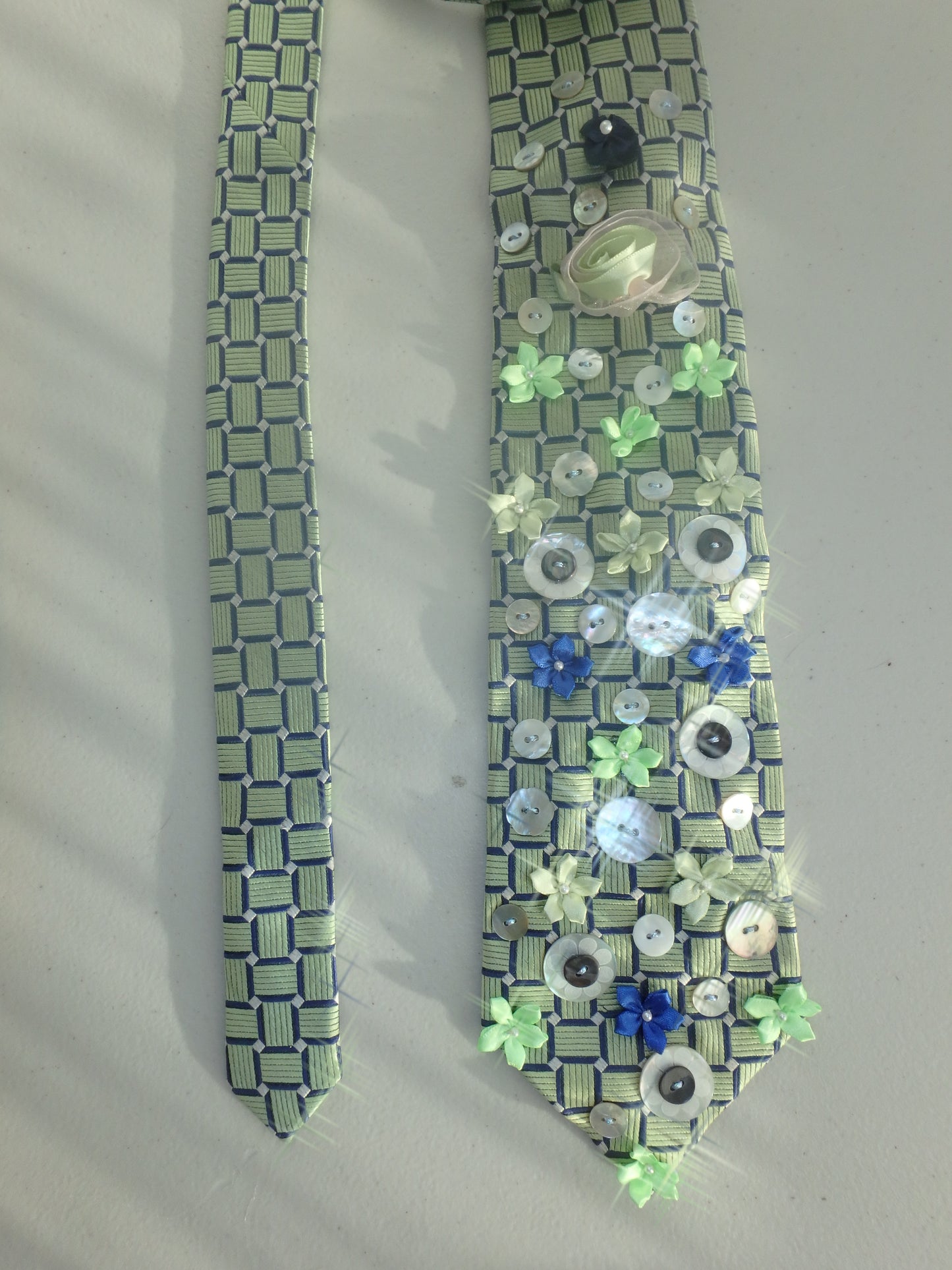 In Full Bloom Upcycled Tie