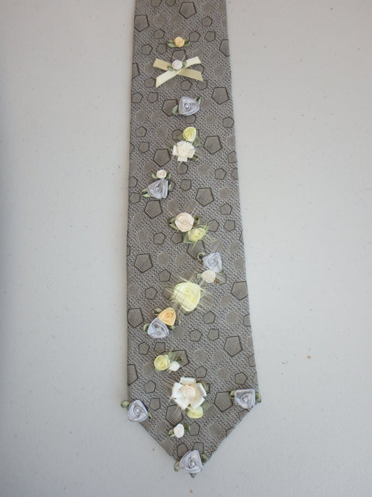 Less Is More Upcycled Tie