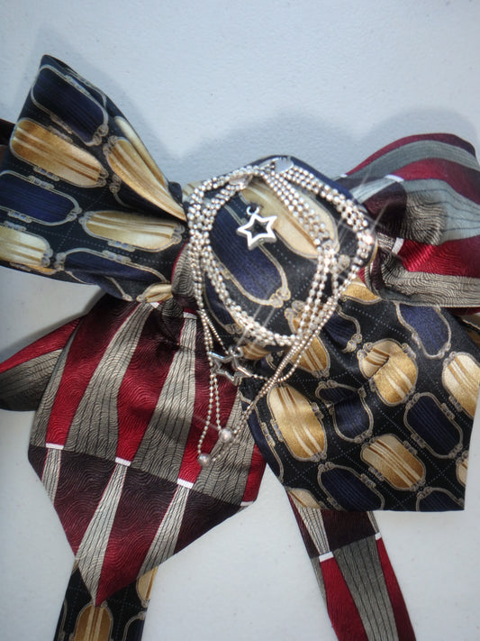 Falling Star Upcycled Bow Tie