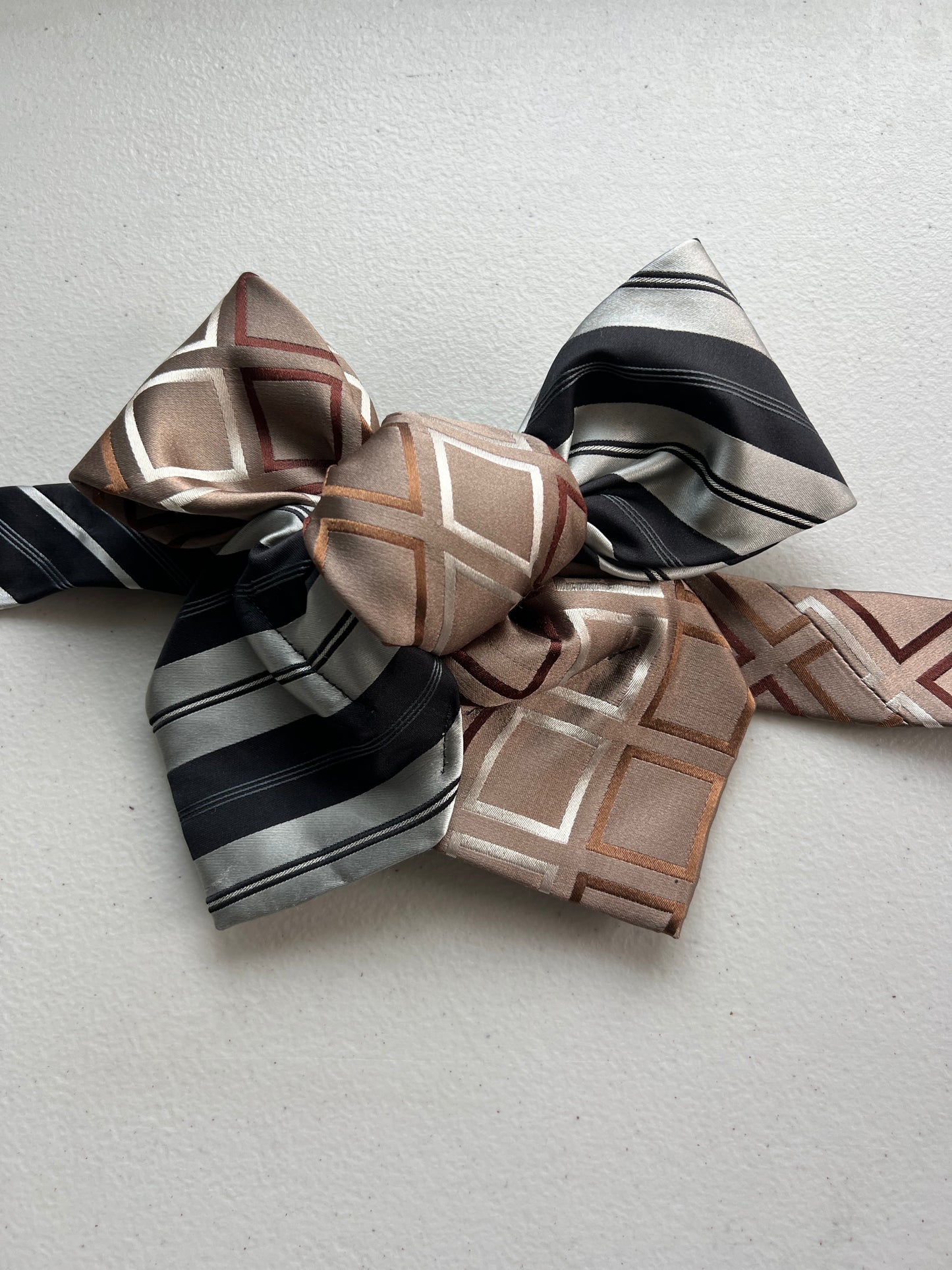 Pretty Bird Upcycled Bow Tie