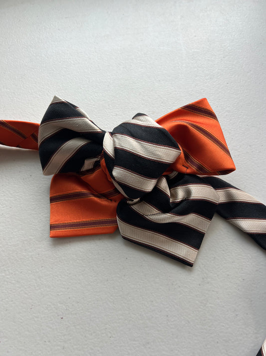 Spooky Season Upcycled Bow Tie