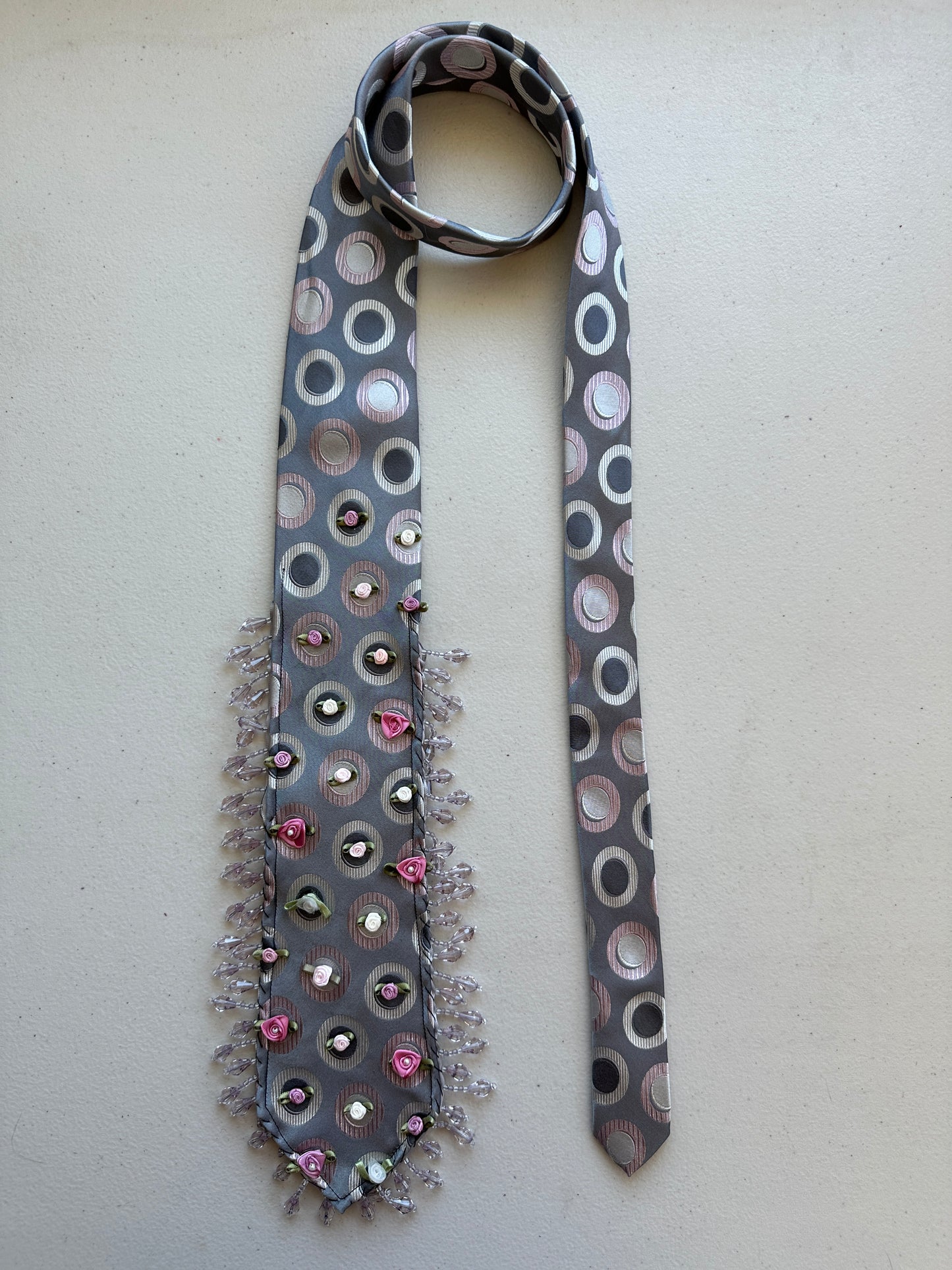 Blushing Upcycled Tie