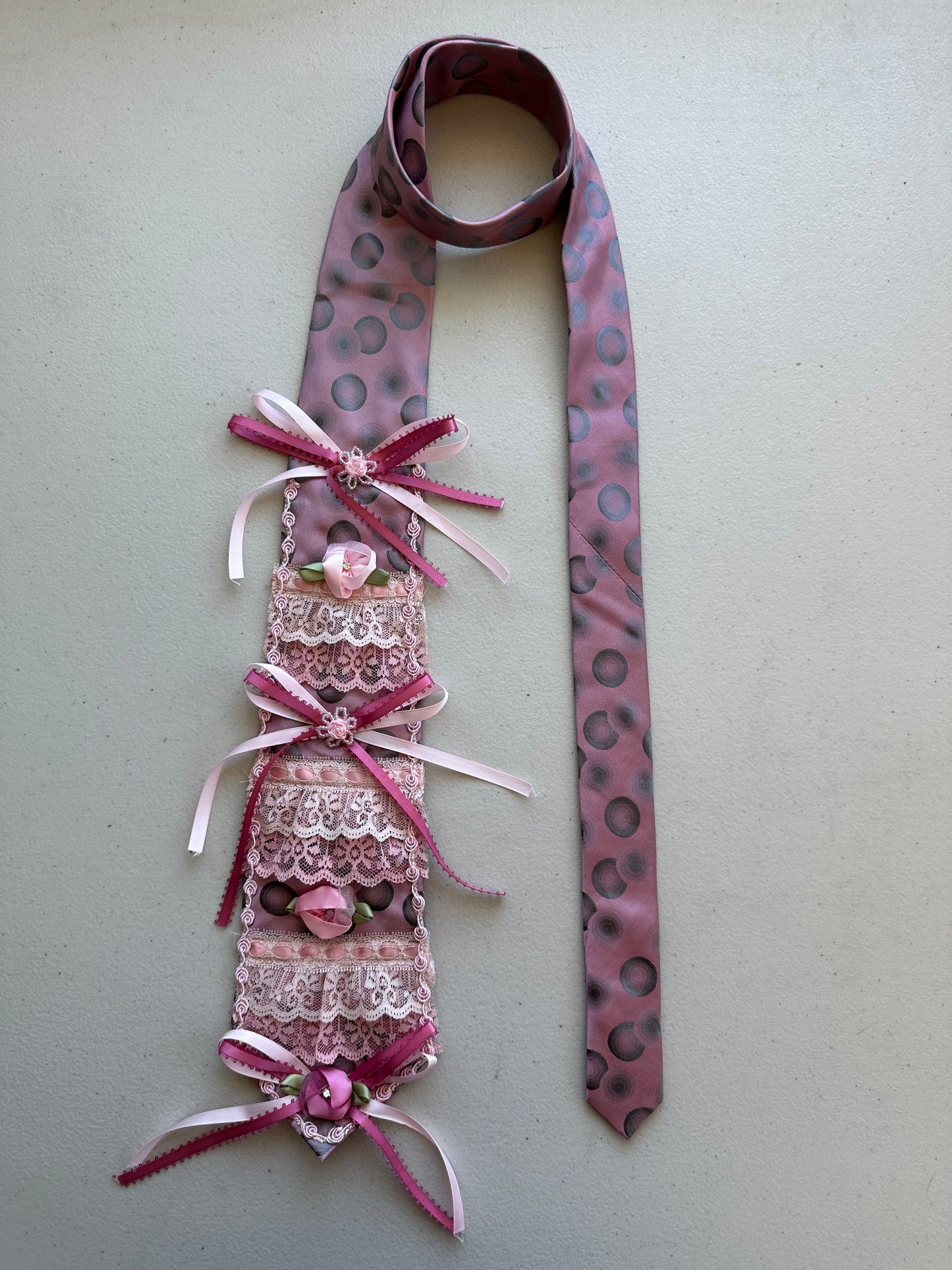 Pink Dream Upcycled Tie