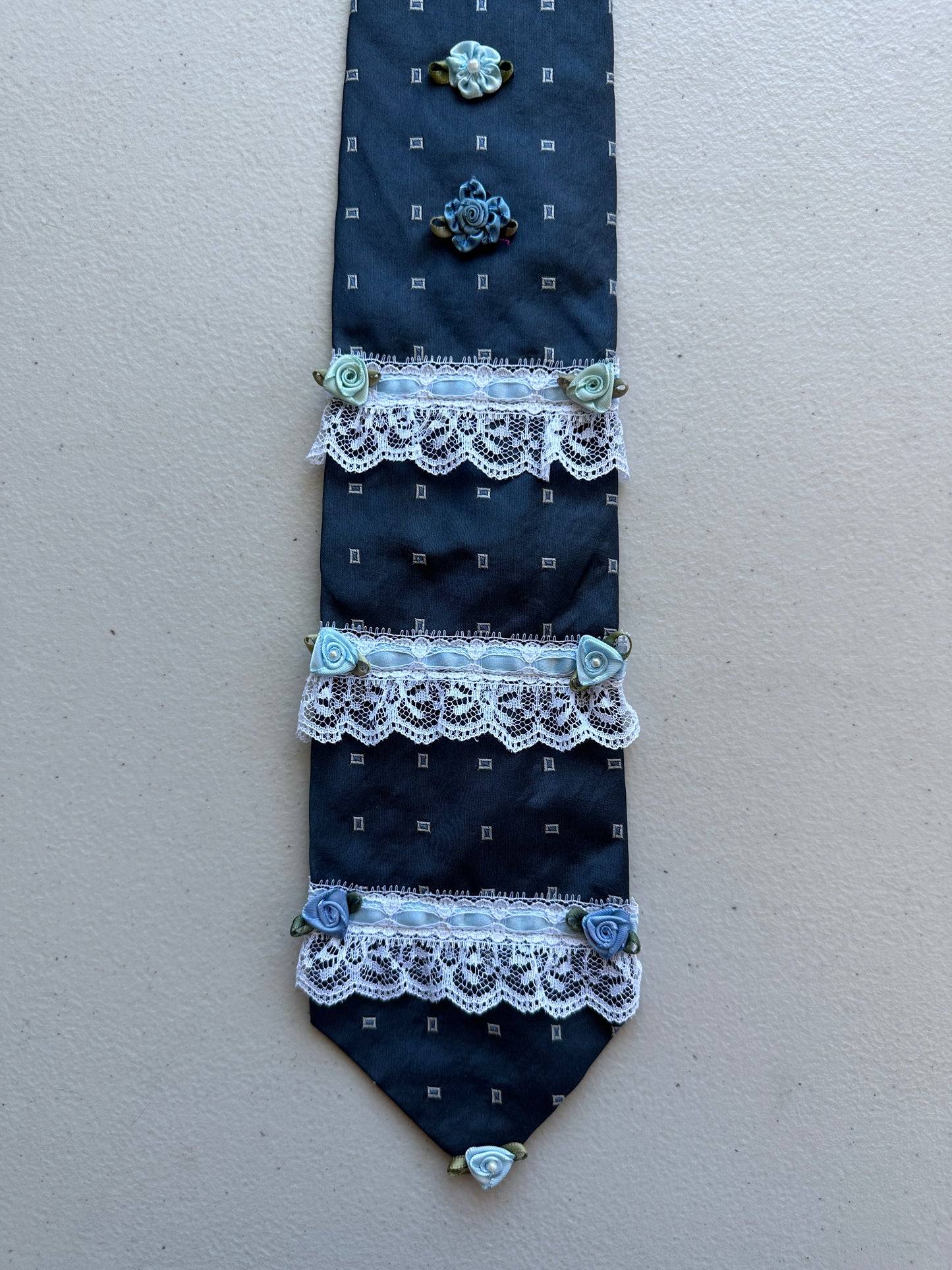 Feeling Blue Upcycled Tie