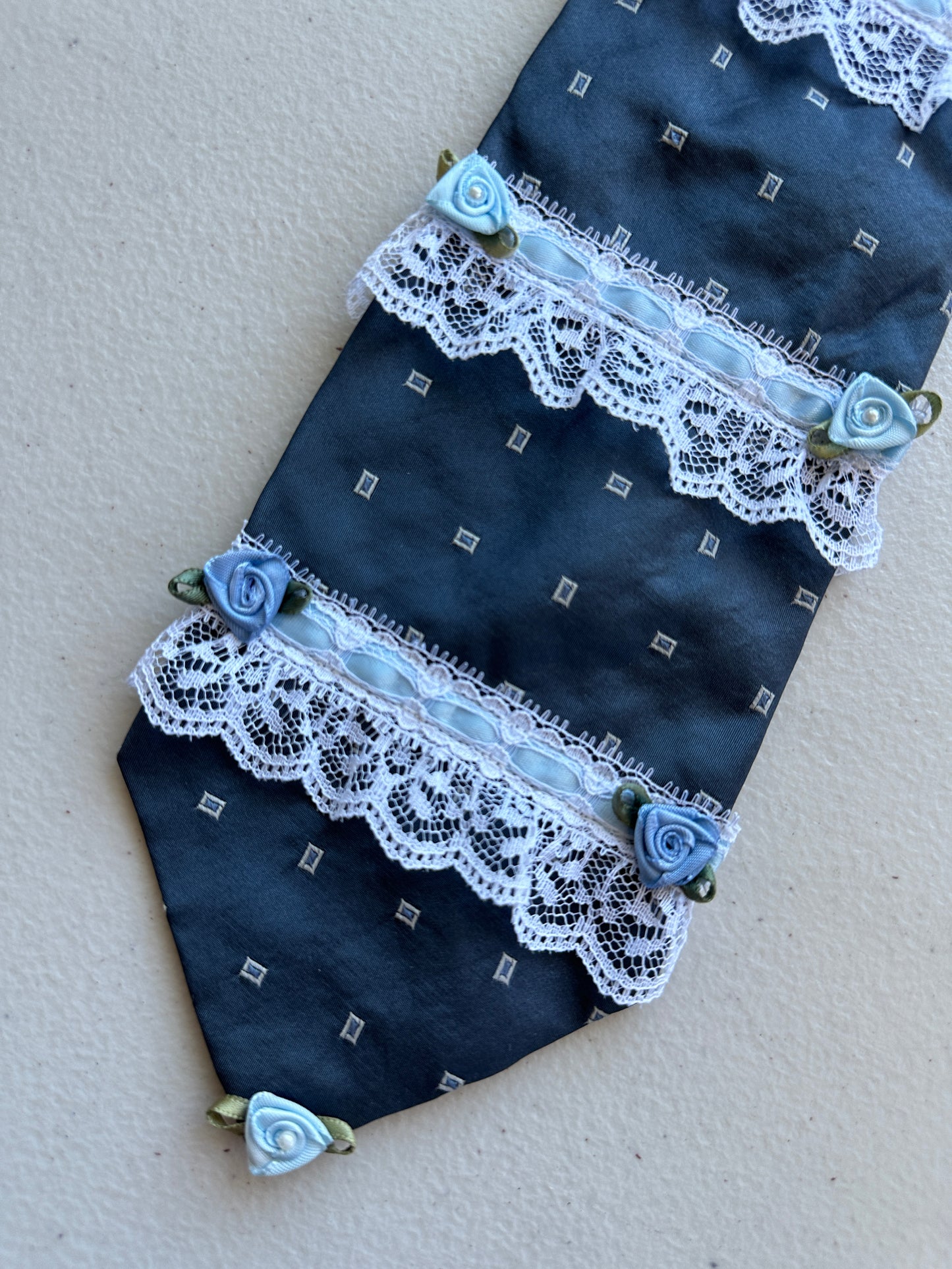 Feeling Blue Upcycled Tie