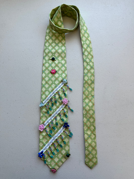 BRAT, But it's Nostalgic Upcycled Tie