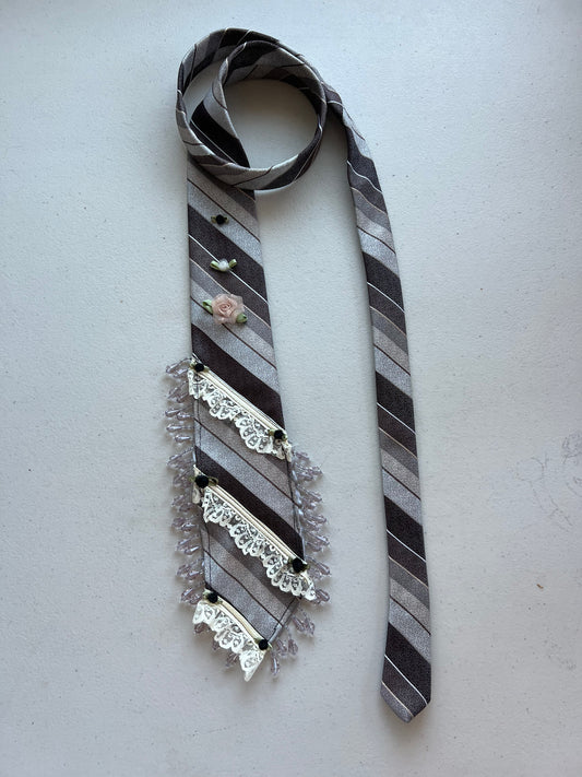 Feeling Androgynous Upcycled Tie