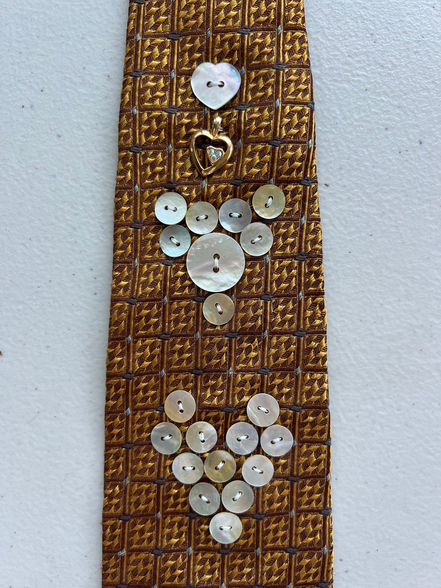 Sweet Like Honey Upcycled Tie