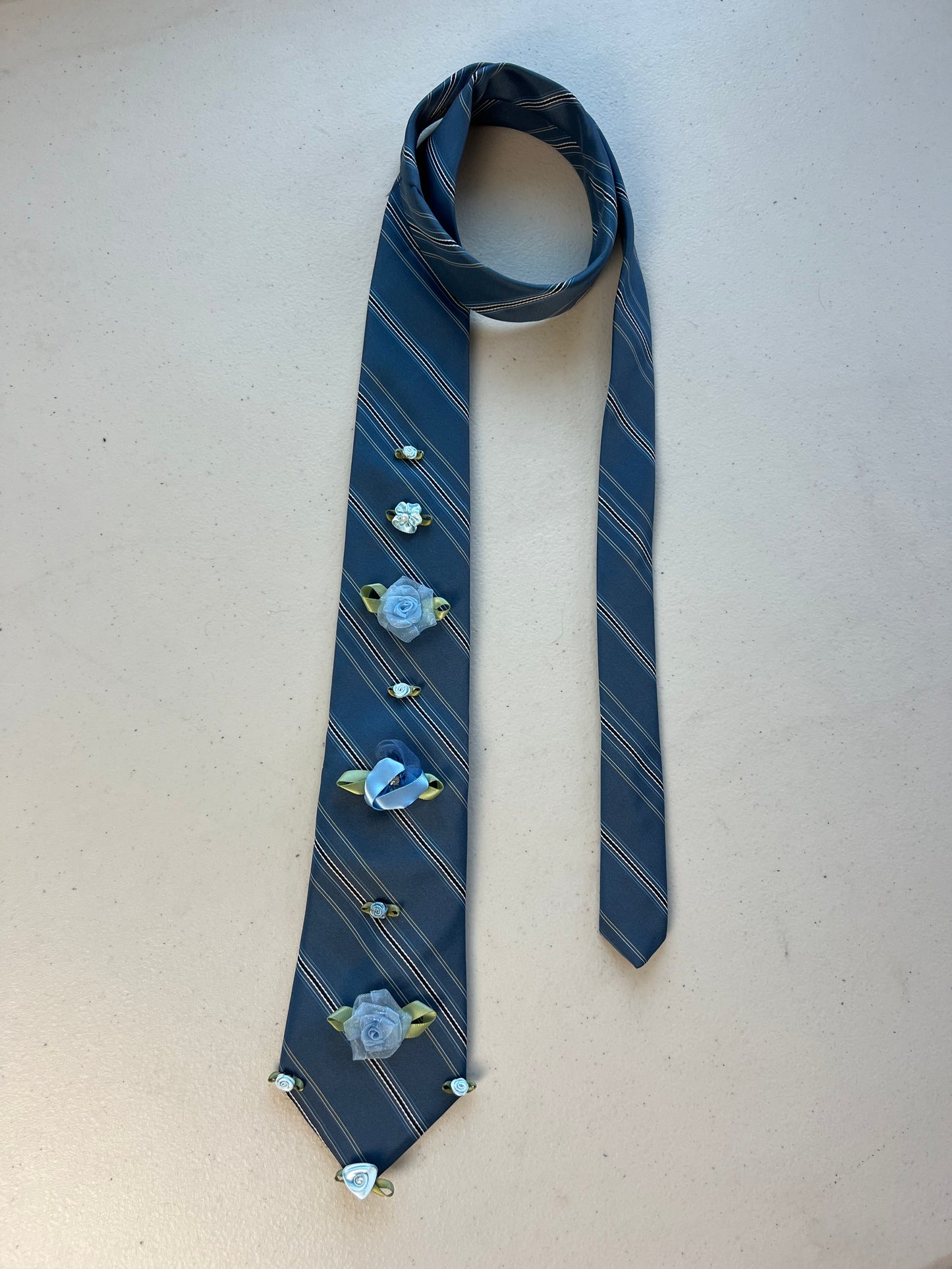 Water Sign Upcycled Tie