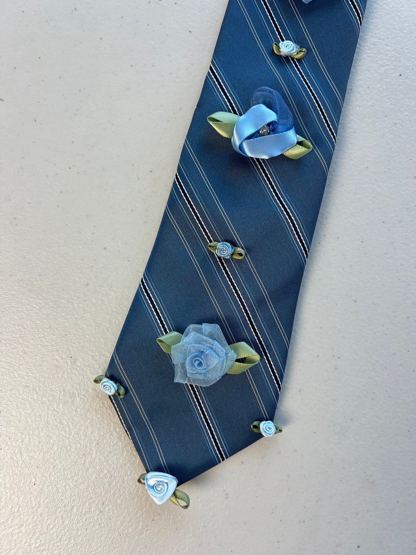 Water Sign Upcycled Tie