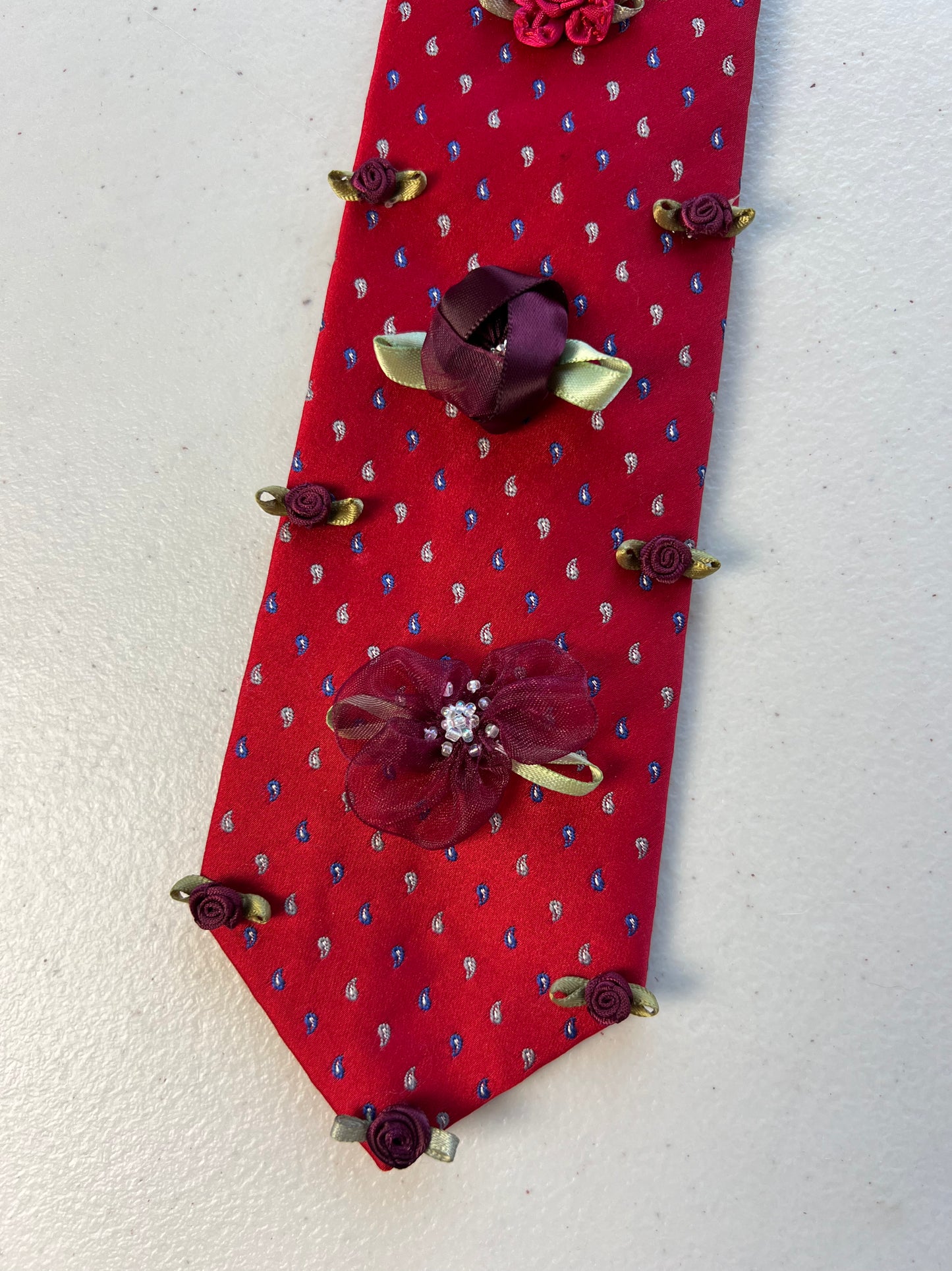 Hopeless Romantic Upcycled Tie